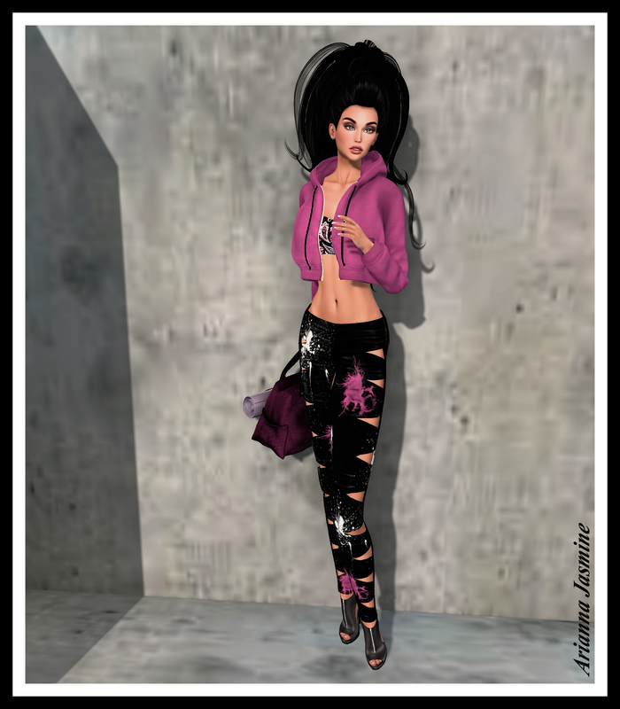 Second Life Marketplace - Really Rockabilly Jeans Outfit PinUp Girls FITMESH